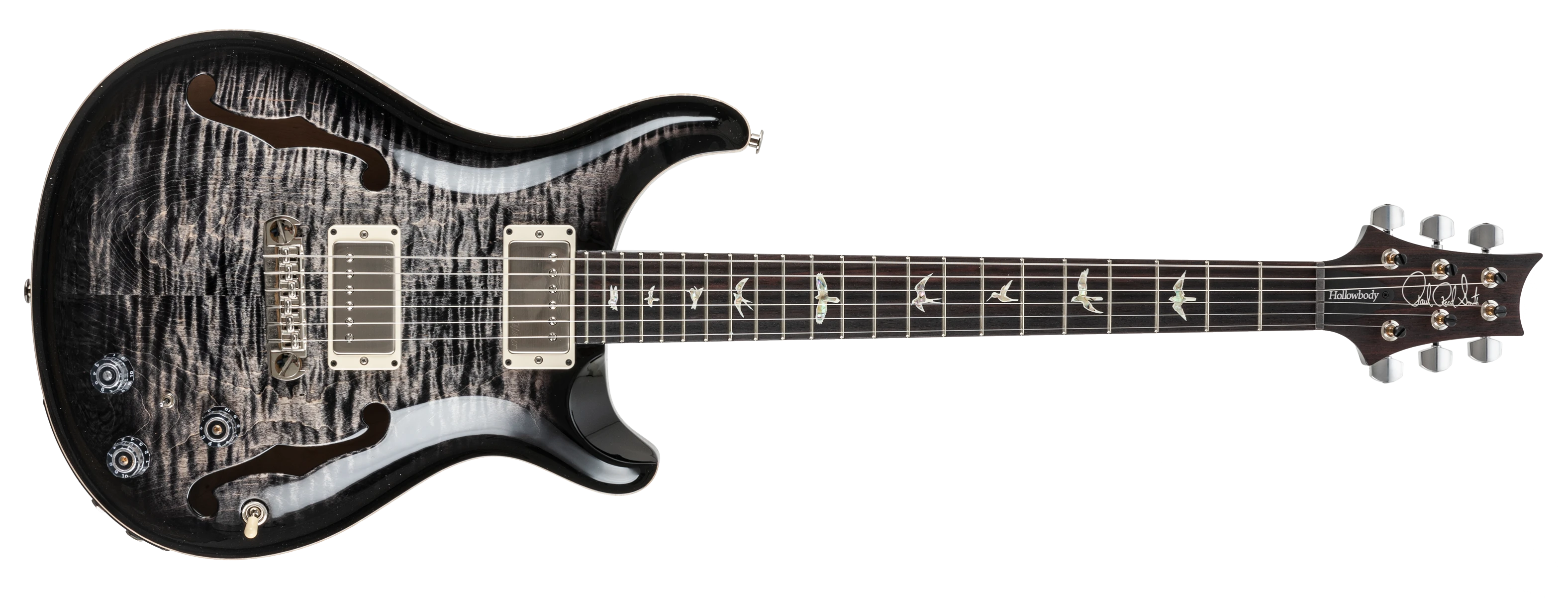 PRS Hollowbody II Piezo Charcoal Burst 